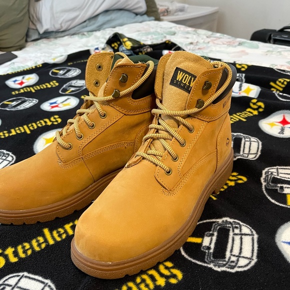 WOLVERINE BOOTS; SIZE 11; worn ONCE;  LIKE NEW; NO WEAR; new $165; now $79! - Picture 6 of 16